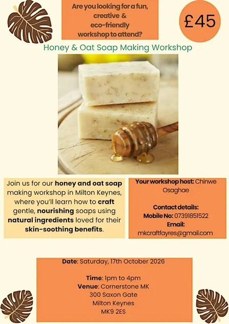Honey & Oat Soap Making Workshop