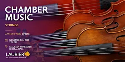 Laurier Chamber Music Concert: Strings