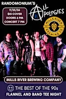 Randomonium's All Apologies Concert at Mills River Brewing co