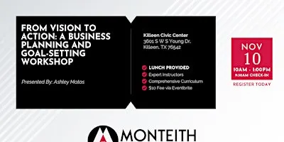 From Vision to Action: a Business Planning and Goal-Setting Workshop