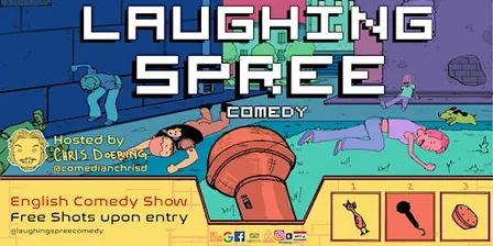 Laughing Spree: English Comedy on a BOAT (FREE SHOTS) 01.10.