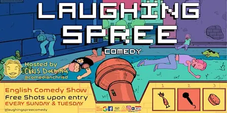 Laughing Spree: English Comedy on a BOAT (FREE SHOTS) 20.09.