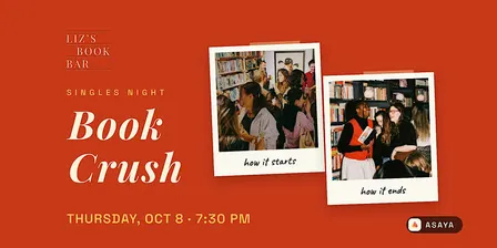 Book Crush: Singles Social at Liz's Book Bar