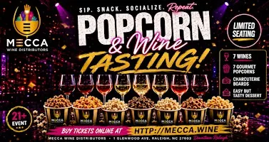 Gourmet Popcorn & Wine Tasting - Raleigh-Durham, NC