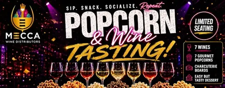 Gourmet Popcorn & Wine Tasting - Raleigh-Durham, NC
