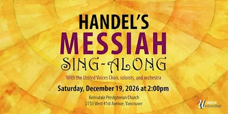 Sing-Along Messiah with United Voices Choir