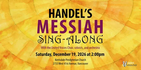 Sing-Along Messiah with United Voices Choir