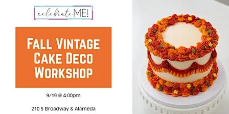Fall Vintage Cake Deco