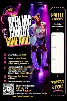 Open Mic Comedy Game Night with Nykki Savage