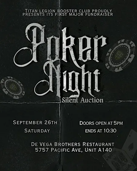 Titans Legion Booster Poker Tournament
