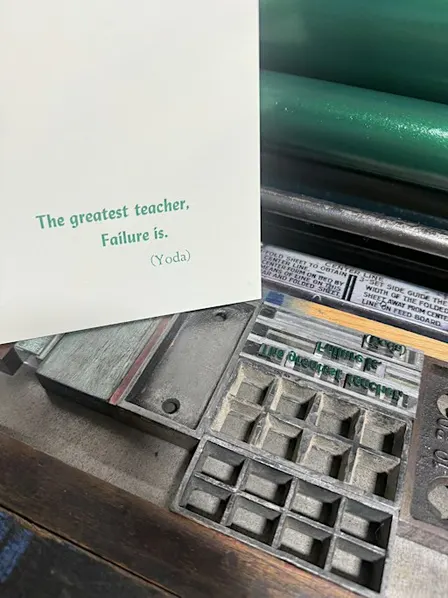Handset Type: Compose, Ink, & Print Your Favorite Quote - Sun, Nov 1, 2026