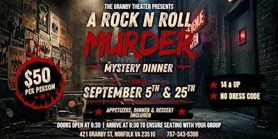 Murder Mystery Dinner at The Granby Theater