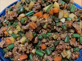 Chinese cooking with Christina - stir fry pork and beef mince with veg