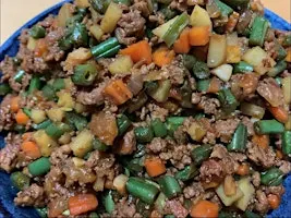 Chinese cooking with Christina - stir fry pork and beef mince with veg
