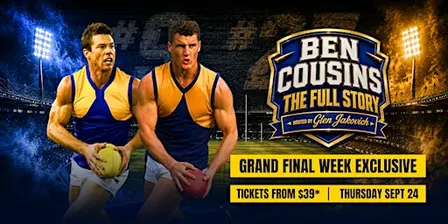 Ben Cousins - The Full Story LIVE at Sunbury Social Club!