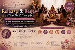 Release & Renew Letting Go and Moving On Womens Circle with 9D Breathwork