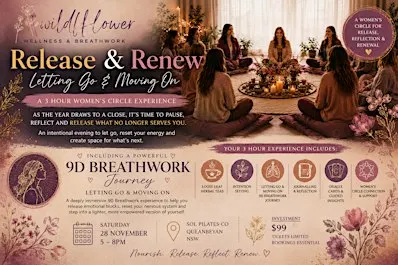 Release & Renew Letting Go and Moving On Womens Circle with 9D Breathwork