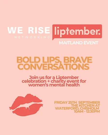 We Rise Networking Liptember Maitland Event