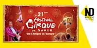 21ème Festival du cirque de Namur - Lundi 26 octobre 2026 17h30