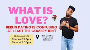 What is Love? | English Stand Up Comedy (Berlin)