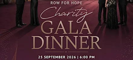 Row for Hope Charity Gala Dinner 2026