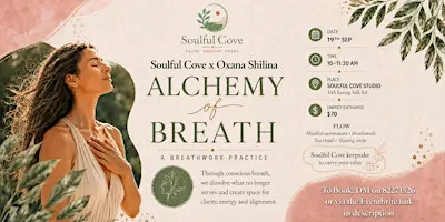 Alchemy of Breath: A breathwork and mindful movement journey
