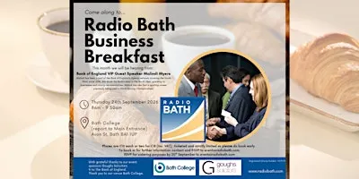 Radio Bath September Business Breakfast