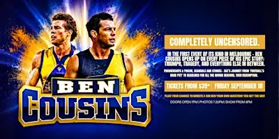 Ben Cousins Completely Uncensored LIVE at Seaford Hotel!