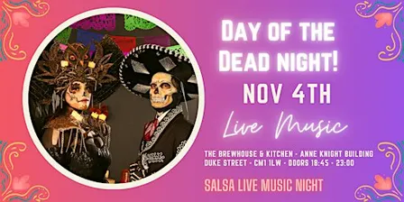 Day of the Dead Night - with Live Latin Music and Salsa Party