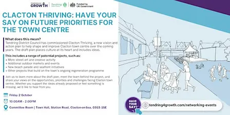 Clacton Thriving: Have your say on future priorities for the town centre