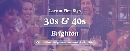 Brighton Singles Night, 30s & 40s | Be At One | Love at First Sign