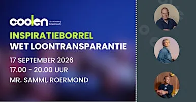 Netwerkborrel Roermond: Impact Wet loontransparantie