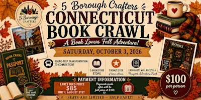 5 Borough Crafters Connecticut Book Crawl