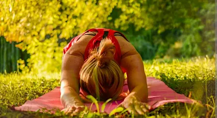 Outdoor Yoga at Bondsville Mill Park