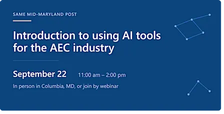 Introduction to Using AI tools for the AEC Industry