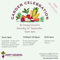 Garden celebration at Campy Growers