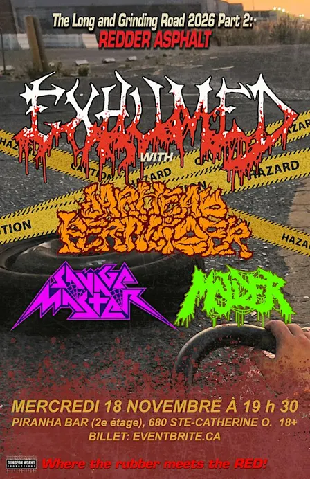 Exhumed, Jarhead Fertilizer, Savage Master, Molder
