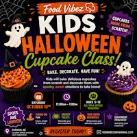 Kids Halloween Cupcake class