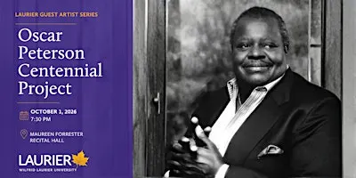 Laurier Guest Artist Series: Oscar Peterson Centennial Project
