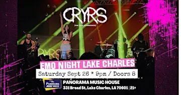 EMO Night @ Panorama with CRYRS Saturday, Sept 26