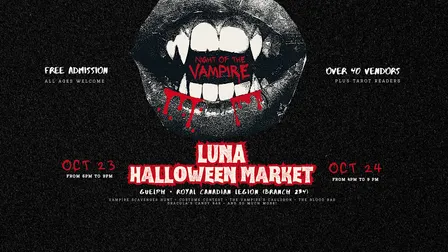 Luna Halloween Market | Night of the Vampire
