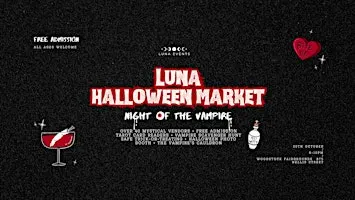 Luna Halloween Market | Spooky Vendors, Mocktails & Vampire Fun!