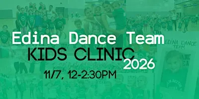 Edina Dance Team Kids Clinic 2026