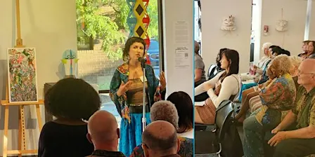 Ekphrastacy:  Artists Talk + Poets Respond