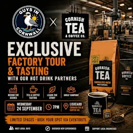 Tour and Tasting - Cornish Tea and Coffee (Official Sponsors)
