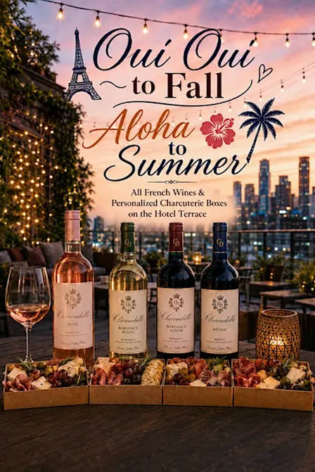 Bye Bye Summer, Bonjour Fall: French Wines on the Terrace w/ Peaches