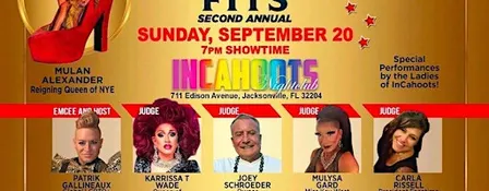 IF THE SHOE FITS Queen of New Years Eve STAR Search: JACKSONVILLE! NO COVER