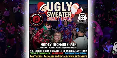 UGLY SWEATER Christmas Silent Disco at Montage Music Hall! (Rochester) - 12/18/26