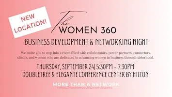 The Women 360 Networking and Business Development Event