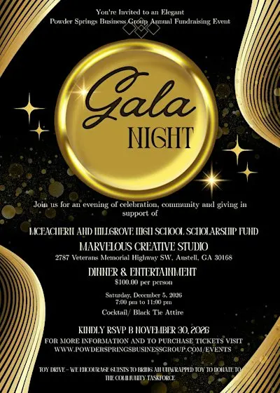 Powder Springs Business Group Annual Fundraising Gala